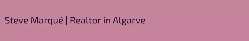 Steve Marqué | Realtor in Algarve